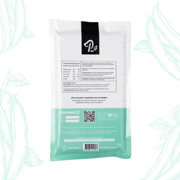 Delicioso alimento para perro sabor detox res 500g
