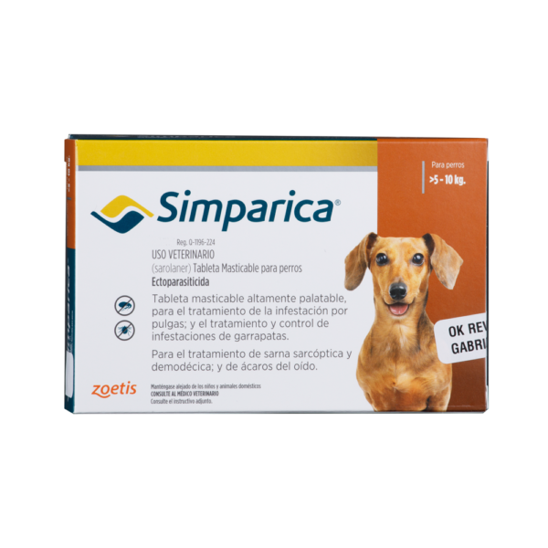 AntiparasitarioExternoParaPerroSimparicaCaja1Tableta20MG 1