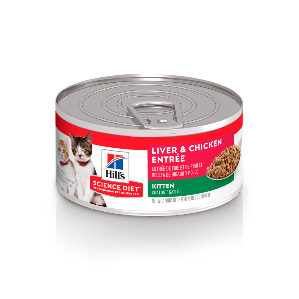 HILLS FELINO GATO KITTEN LIVER & POLLO 5.5 OZ