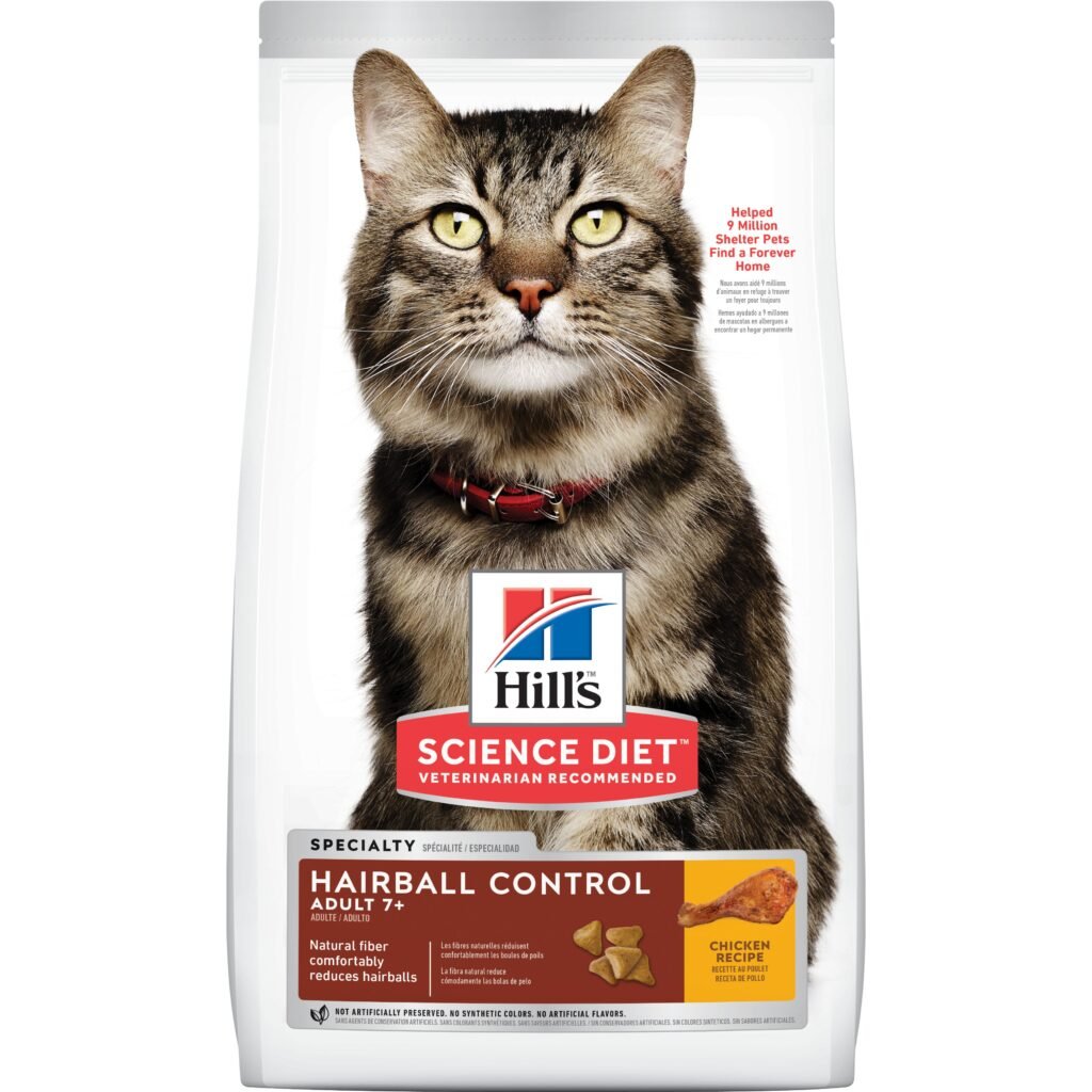 HILLS FELINO GATO ADULTO 7+ HAIRBALL 3.5 LB