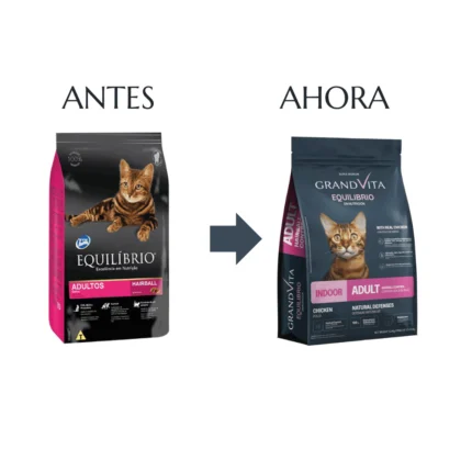 Alimento para gato adulto Equilibrio grand vita indoor