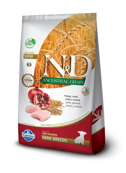 N&D ANCESTRAL PERRO CACHORRO MINI POLLO 2.5KG