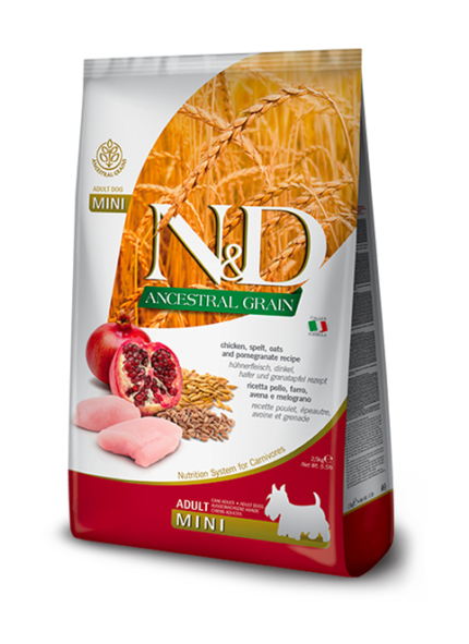N&D PRIME PERRO ADULTO MINI POLLO 2.5KG