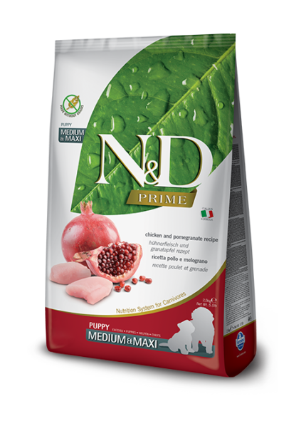 N&D PRIME PERRO CACHORRO MEDIANO POLLO 2.5KG