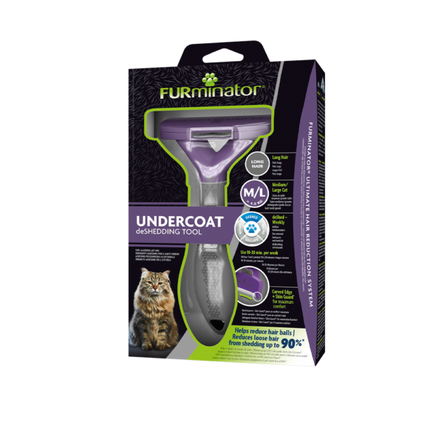 FURMINATOR DESLANADOR PARA GATO GRANDE PELO LARGO