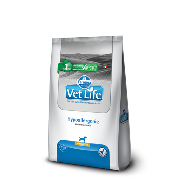 VET LIFE CANINE PERRO HYPOALLERGENIC MINI 2 KG