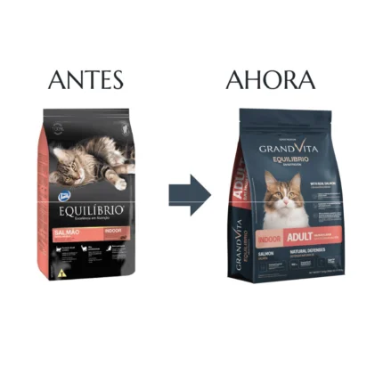 Alimento para gato adulto Equilibrio gran vita salmón gatito
