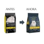 Alimento para gato adulto Equilibrio grand vita pelos largos