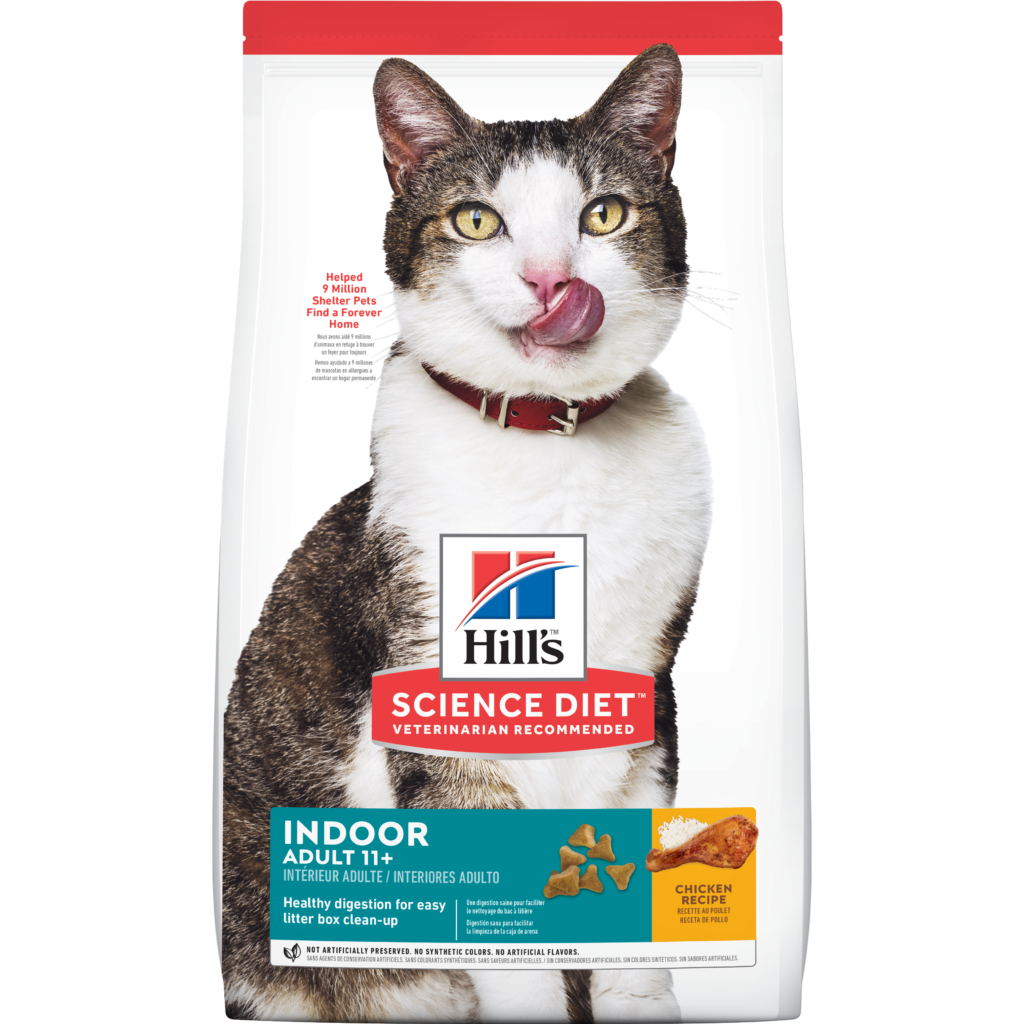 HILLS FELINO GATO ADULTO INDOOR 11+  3.5 LB