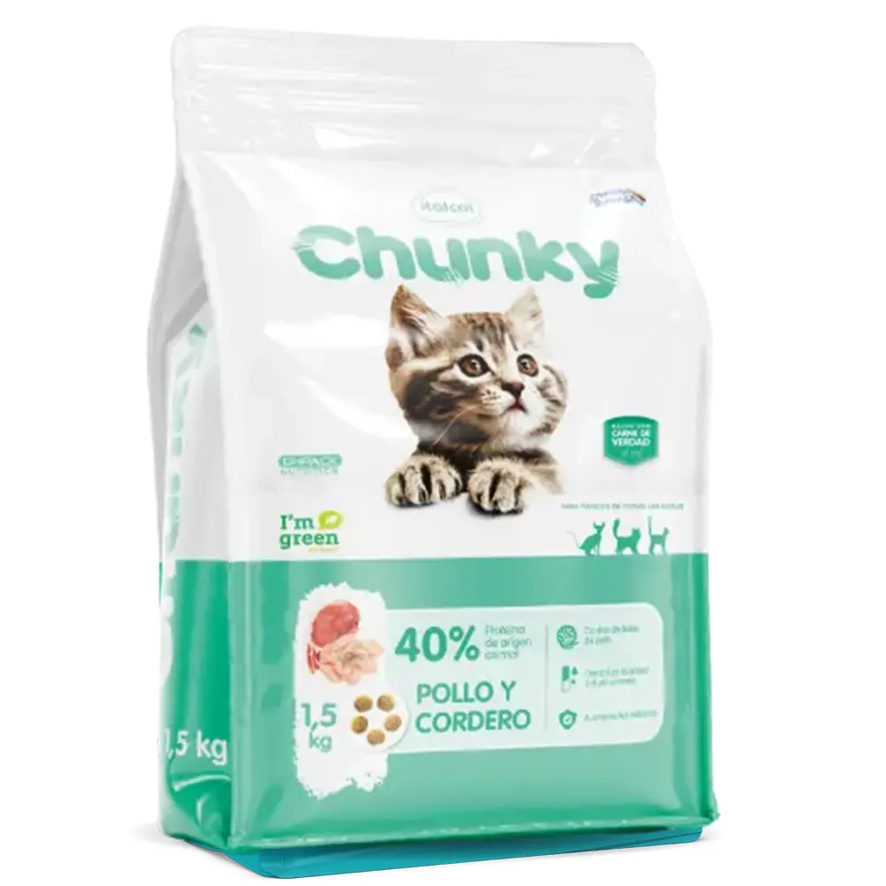 chunky-gatitos-pollo Alimento para gato cachorro, Chunky pollo