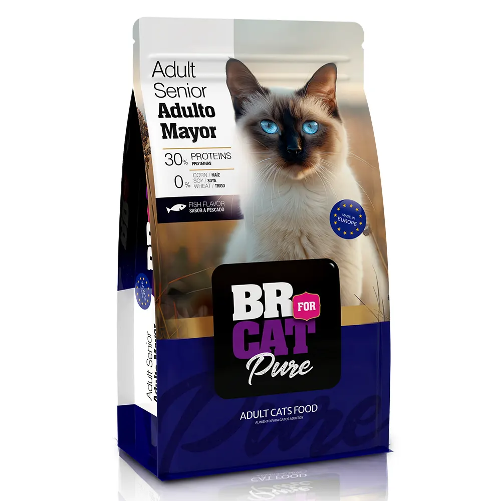 senior-br alimento para gato senior de pollo br for cat 1 und