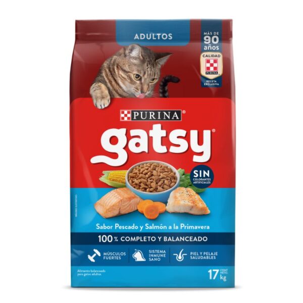 GATSY GATO ADULTO PESCADO Y SALMON