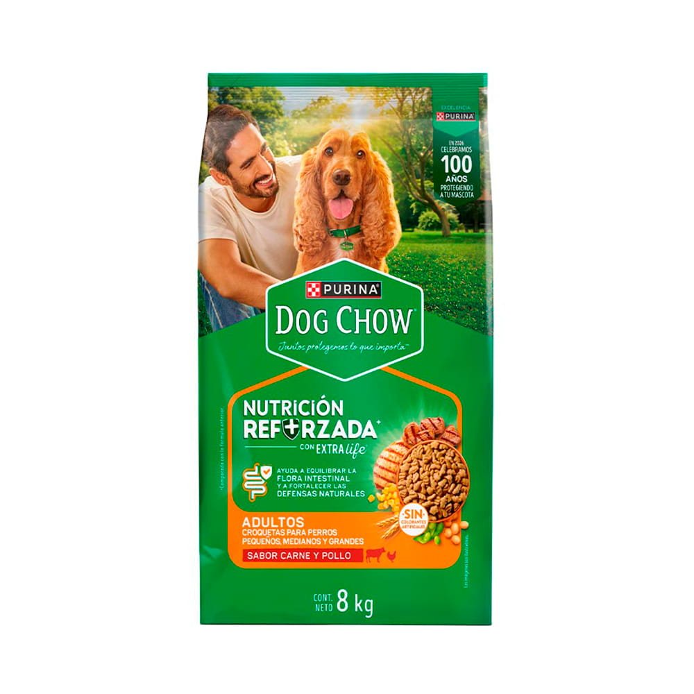 919000151-min DOG CHOW PERRO ADULTO PEQUEÑOS, MEDIANOS Y GRANDES - Imagen 1