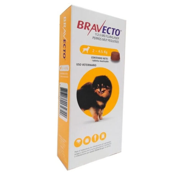 BRAVECTO 2 4.5 KG 112.5MG5