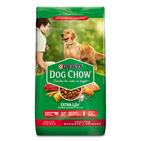 DOG CHOW PERRO ADULTO RAZA MEDIANA Y GRANDE