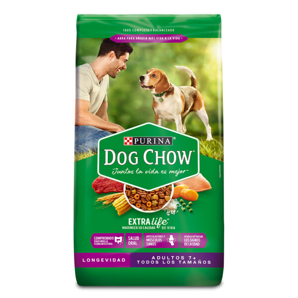 DOG CHOW PERRO ADUTO LONGEVIDAD +7