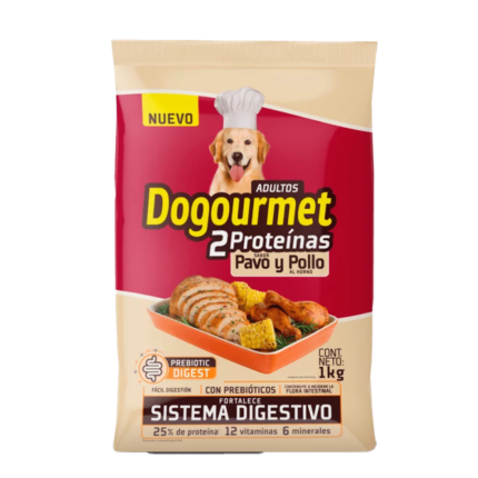 DOGOURMET PERRO ADULTO DE PAVO Y POLLO