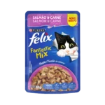 FELIX POUCH FANTASTIC MIX SALMÓN CARNE 85GR
