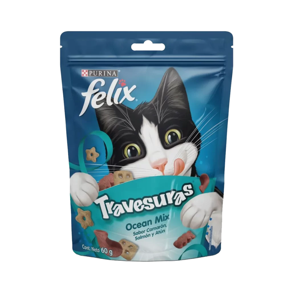 FELIX TRAVESURAS OCEAN MIX SNACK 60 GR