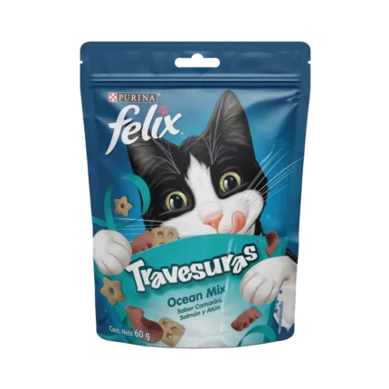 FELIX TRAVESURAS OCEAN MIX SNACK 60 GR