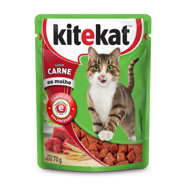 KITEKAT POUCH ADULTO CARNE 70 GR