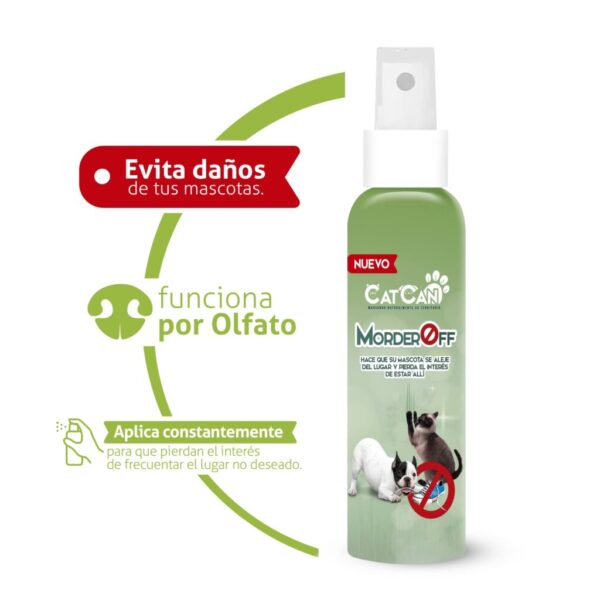 CAT CAN MORDER OFF REPELENTE DE MORDISCOS PERRO Y GATO 120 ML