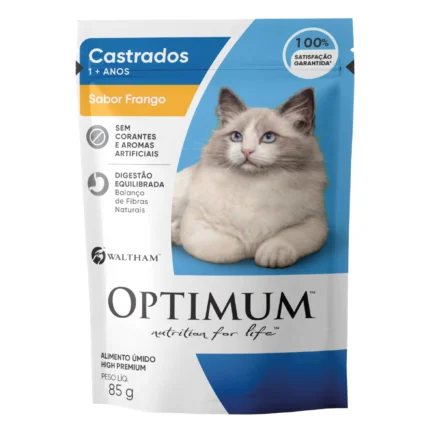 OPTIMUM CAT CASTRADO POUCH POLLO 85 G