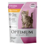 OPTIMUM CAT GATITOS POUCH POLLO 85 G