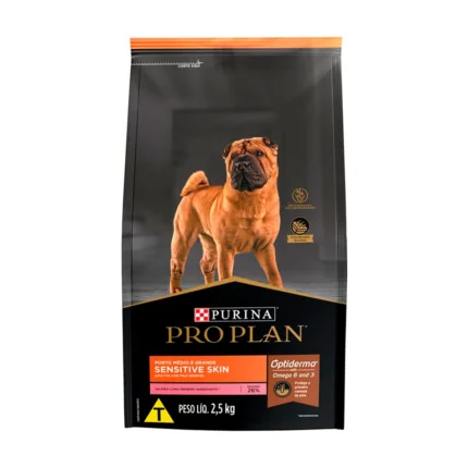 PROPLAN PERRO ADULTO SENSITIVE SKIN RAZA MEDIANA Y GRANDE