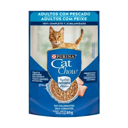 CAT CHOW POUCH PESCADO GATO ADULTO 85 GR