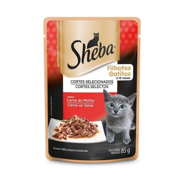 SHEBA SCH GATO GATITOS CARNE 85 GR
