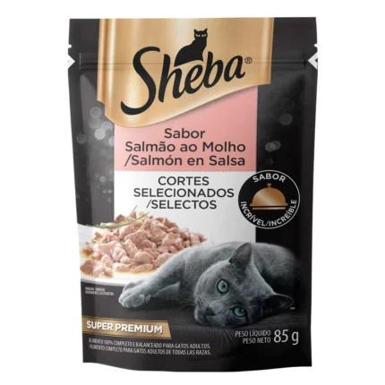 SHEBA SCH GATO ADULTO SALMON POUCH 85 GR