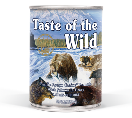 Alimento húmedo para perroTaste of the wild pacific stream con proteína de salmón lata 132 oz