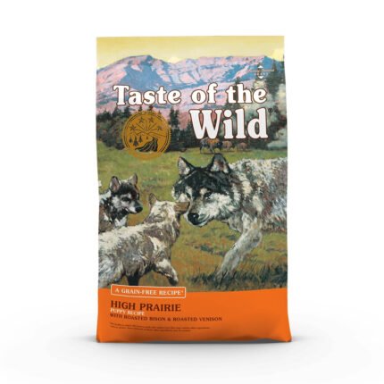 Alimento para perro cachorro,Taste of the wild high praire con proteína de bisonte