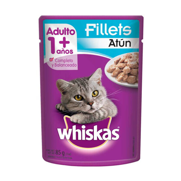 WHISKAS GATO POUCH ATUN 85 GR