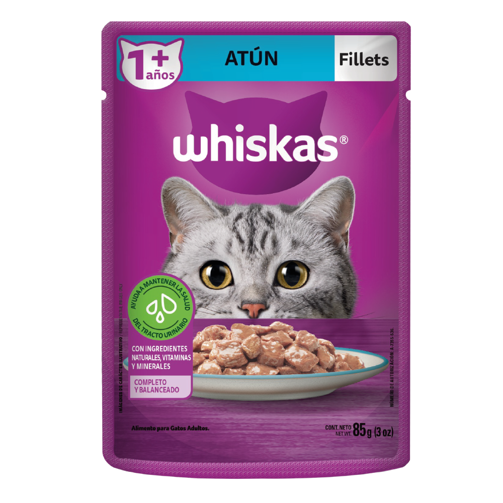 Whiskas-atun WHISKAS GATO POUCH ATUN 85 GR - Imagen 1