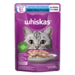 WHISKAS GATO POUCH CASTRADO PESCADO 85GR