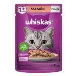 WHISKAS GATO POUCH SALMON 85 GR