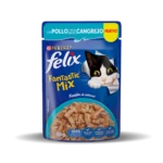 FELIX POUCH FANTASTIC MIX POLLO CANGREJO 85GR
