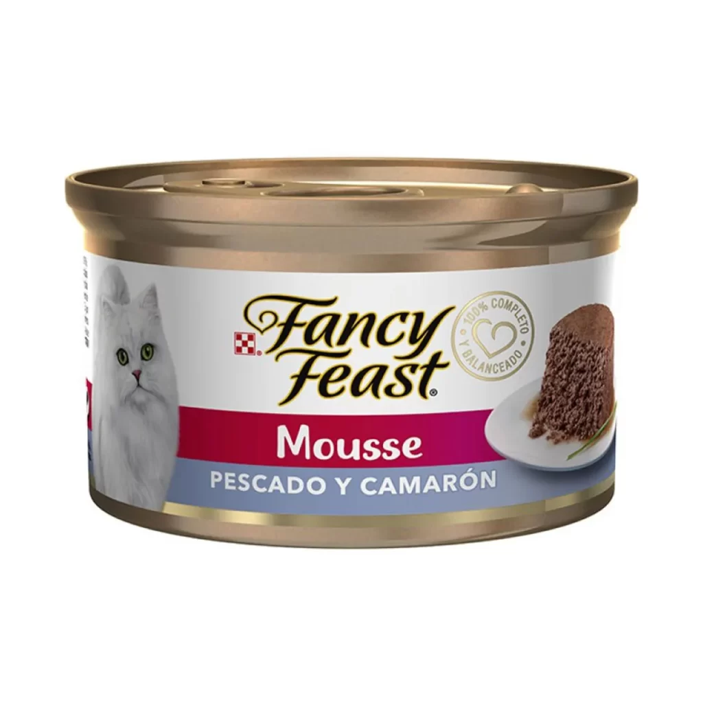 FANCY FEAST LATA DE PESCADO Y CAMARON 85 GR