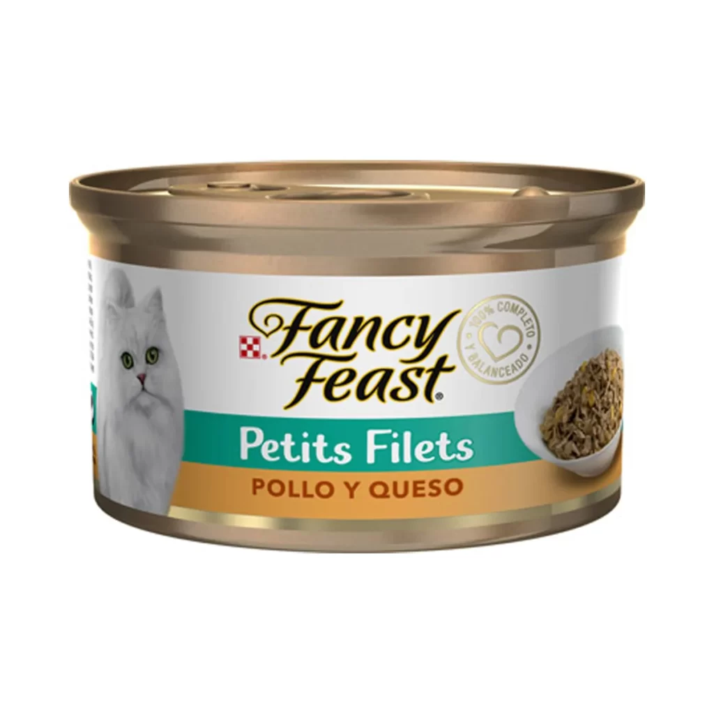 FANCY FEAST LATA DE POLLO QUESO 85 GR