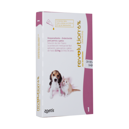 Antiparasitario de amplio espectro para perro y gato Revolution