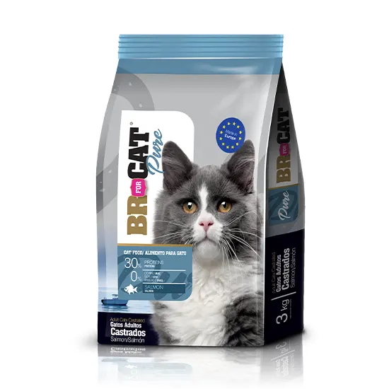 alimento para gato castrado de salmon br for cat 1 und
