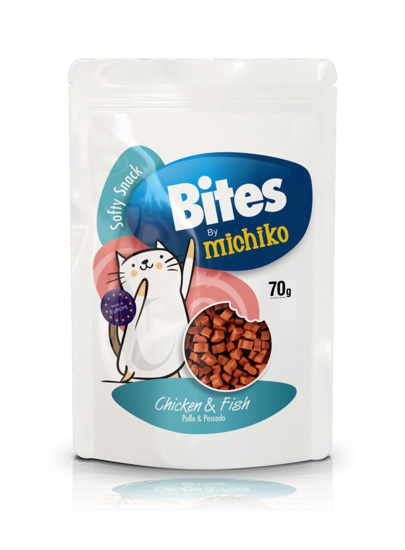 SNACK PARA GATO MICHIKO BITES 70 Gr