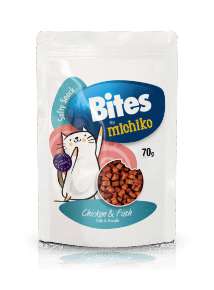 SNACK PARA GATO MICHIKO BITES 70 Gr