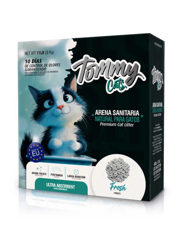 arena sanitaria tommy cats fresh pet gold