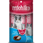 MICHIKO SNACK CREMOSO POR 4 UNIDADES ATÚN Y PESCADO 14GR