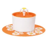 Accesorio para gato, Fuente redonda forma de flor con tapete 1.6 LTS