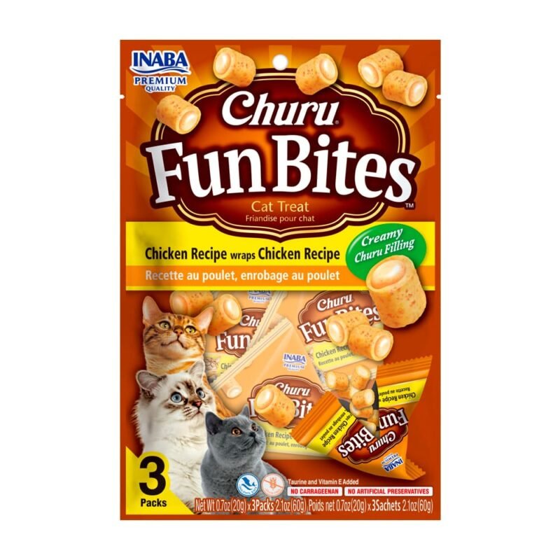 un paquete con alimento para gato