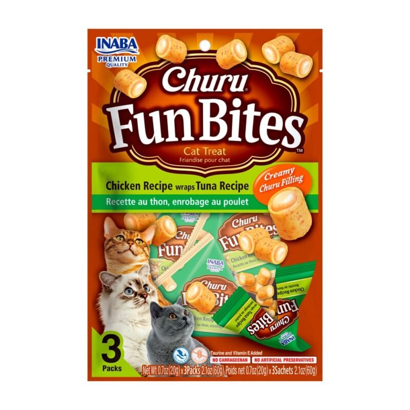 un sobre con alimento para gato